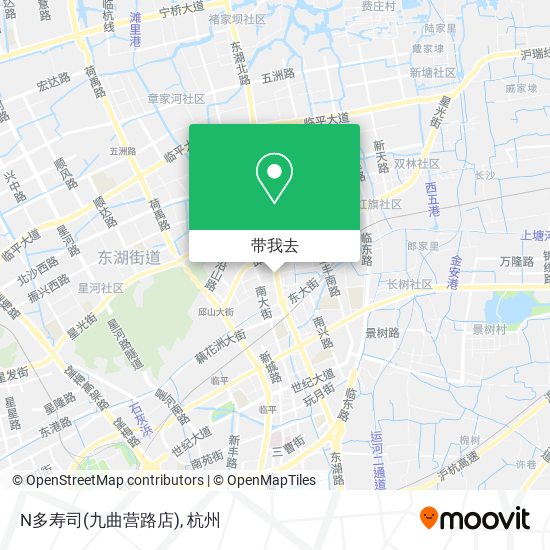 N多寿司(九曲营路店)地图