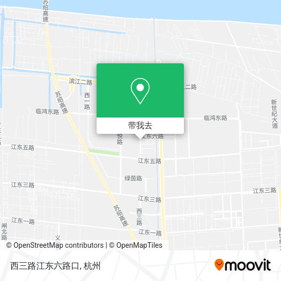 西三路江东六路口地图