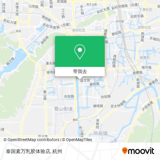 泰国素万乳胶体验店地图