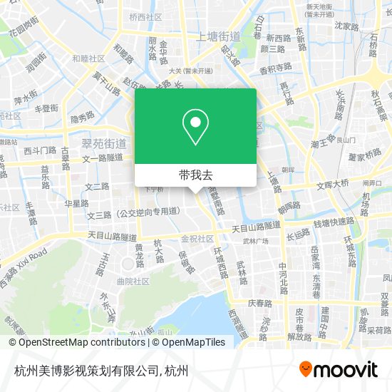 杭州美博影视策划有限公司地图
