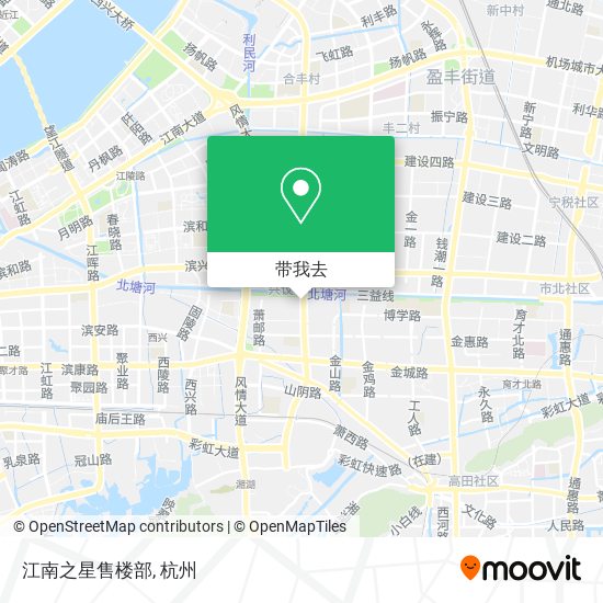江南之星售楼部地图
