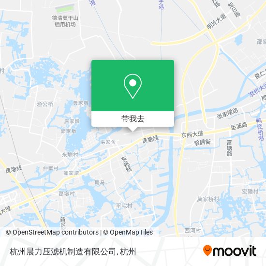 杭州晨力压滤机制造有限公司地图