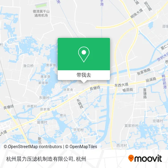 杭州晨力压滤机制造有限公司地图