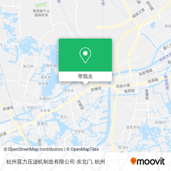 杭州晨力压滤机制造有限公司-东北门地图