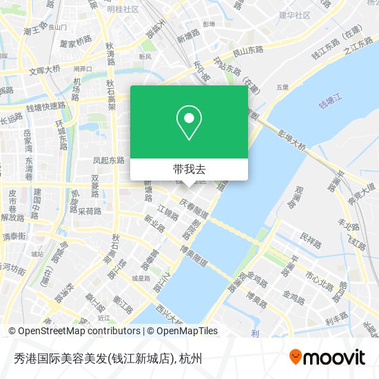 秀港国际美容美发(钱江新城店)地图