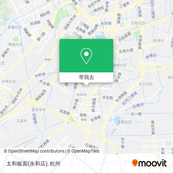 太和板面(永和店)地图