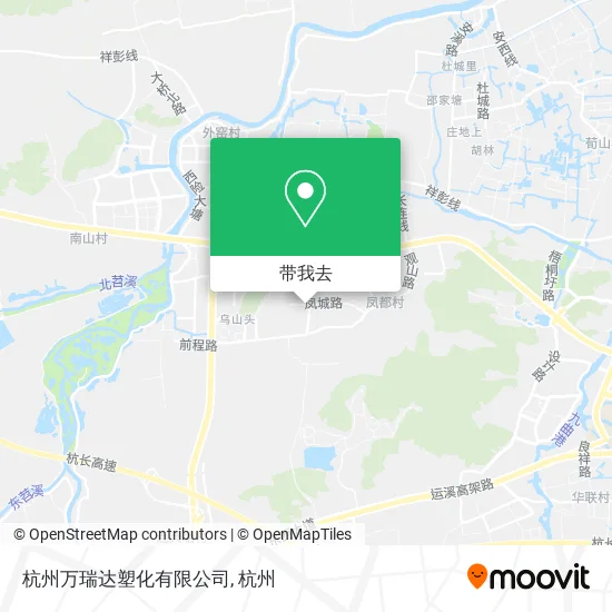 杭州万瑞达塑化有限公司地图