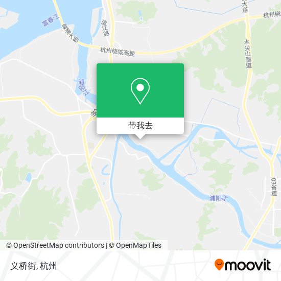 义桥街地图