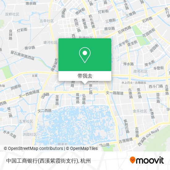 中国工商银行(西溪紫霞街支行)地图