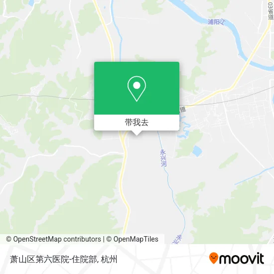 萧山区第六医院-住院部地图