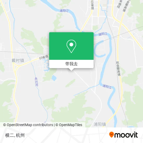 横二地图