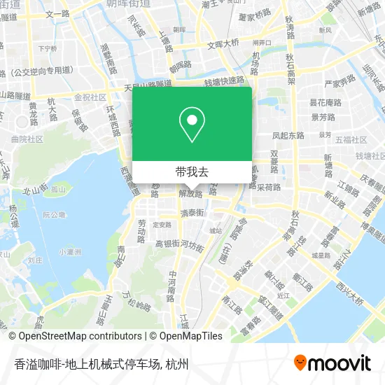 香溢咖啡-地上机械式停车场地图