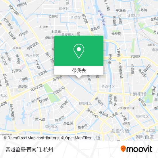 富越盈座-西南门地图