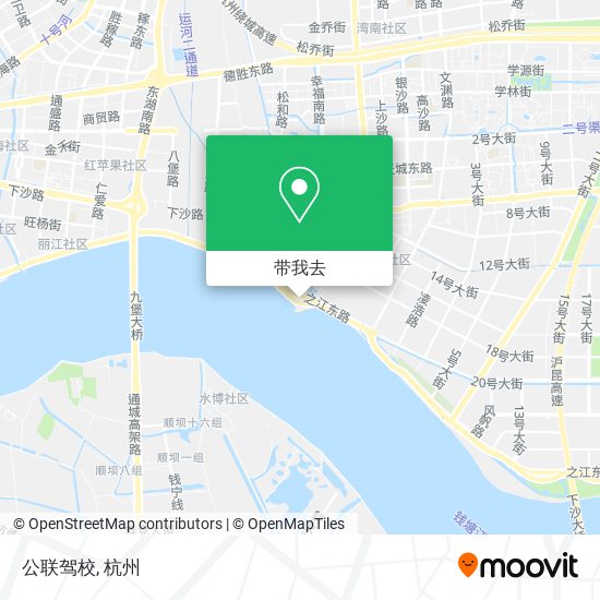 公联驾校地图