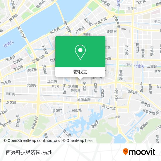 西兴科技经济园地图