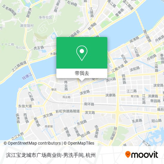 滨江宝龙城市广场商业街-男洗手间地图