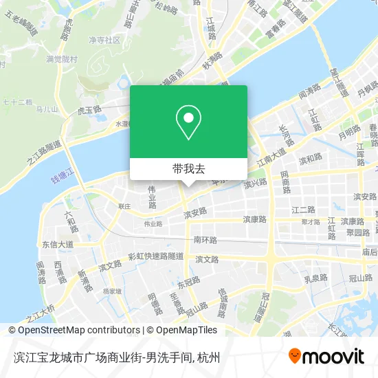 滨江宝龙城市广场商业街-男洗手间地图