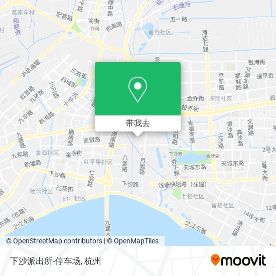 下沙派出所-停车场地图