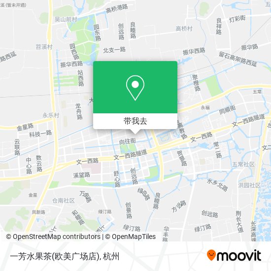 一芳水果茶(欧美广场店)地图