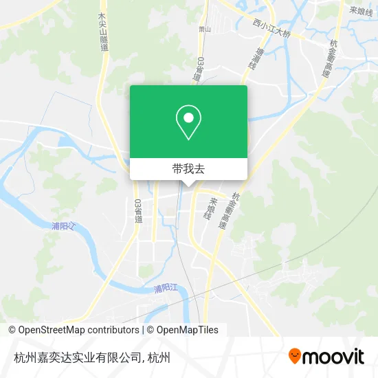 杭州嘉奕达实业有限公司地图