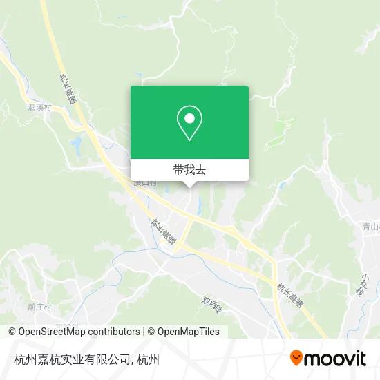 杭州嘉杭实业有限公司地图