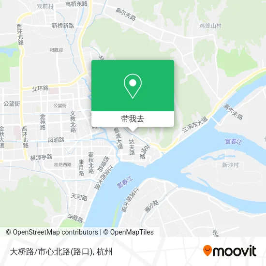 大桥路/市心北路(路口)地图