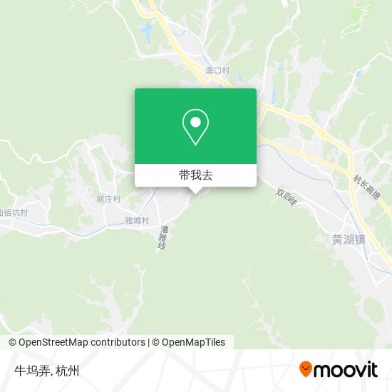 牛坞弄地图