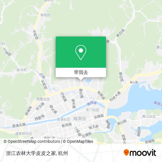 浙江农林大学皮皮之家地图