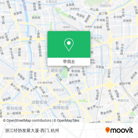 浙江经协发展大厦-西门地图