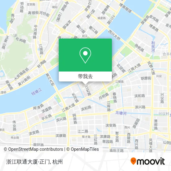 浙江联通大厦-正门地图
