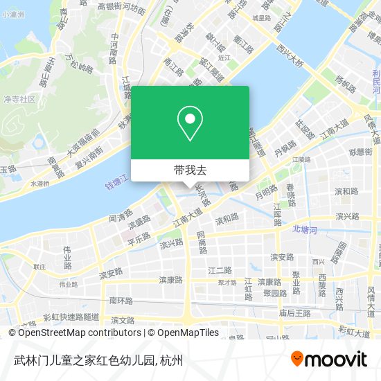武林门儿童之家红色幼儿园地图