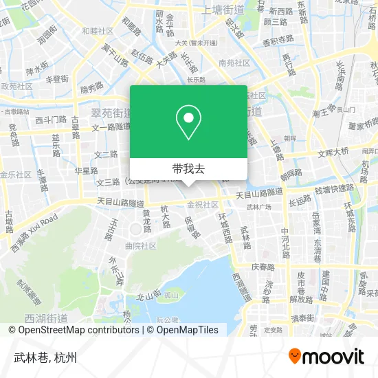 武林巷地图