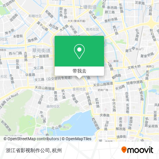 浙江省影视制作公司地图