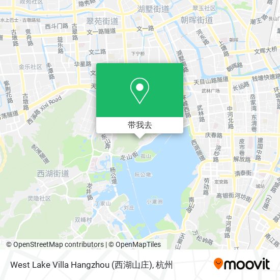 West Lake Villa Hangzhou (西湖山庄)地图