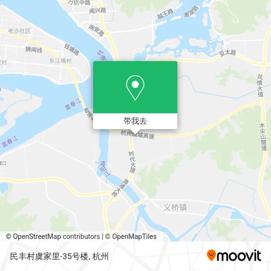 民丰村虞家里-35号楼地图