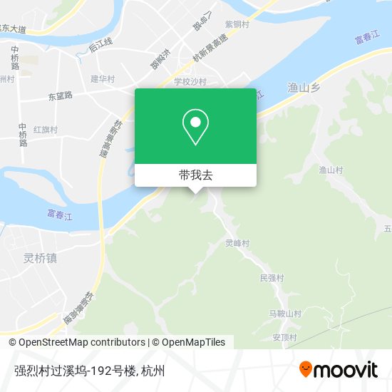 强烈村过溪坞-192号楼地图