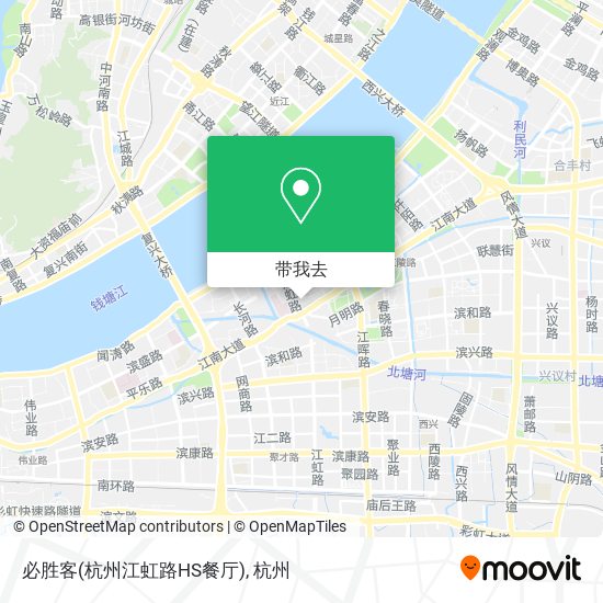 必胜客(杭州江虹路HS餐厅)地图