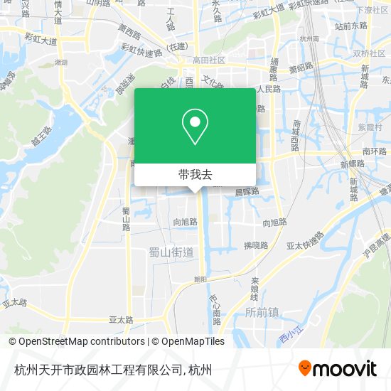 杭州天开市政园林工程有限公司地图