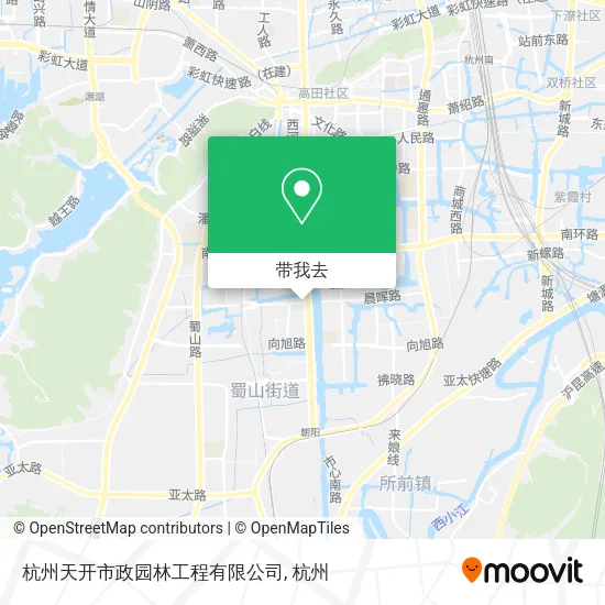 杭州天开市政园林工程有限公司地图