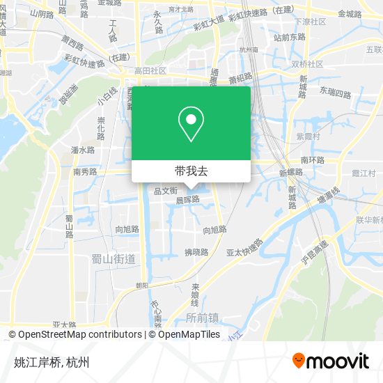 姚江岸桥地图