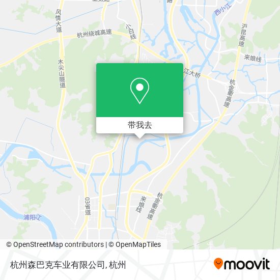 杭州森巴克车业有限公司地图