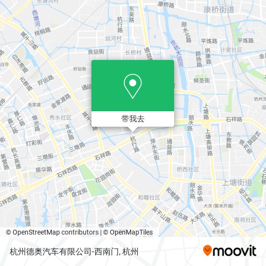 杭州德奥汽车有限公司-西南门地图
