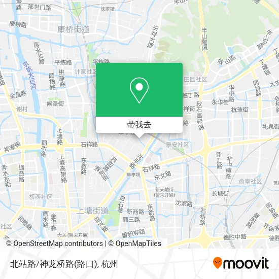 北站路/神龙桥路(路口)地图