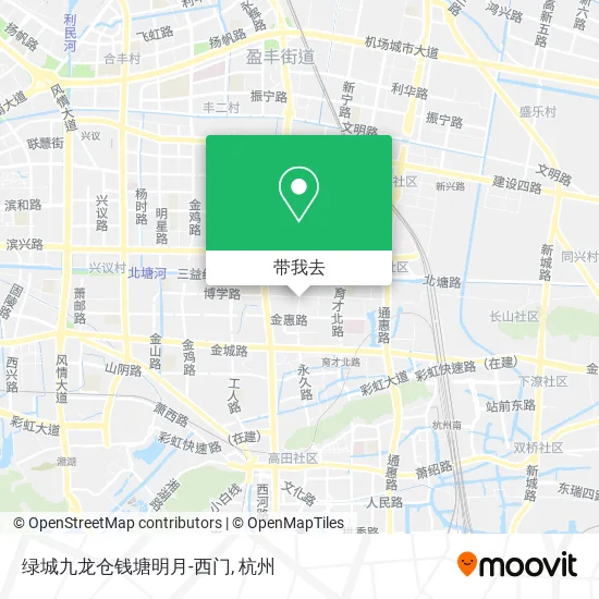 绿城九龙仓钱塘明月-西门地图