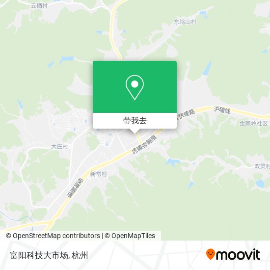 富阳科技大市场地图