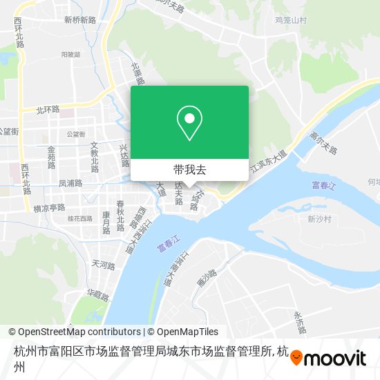 杭州市富阳区市场监督管理局城东市场监督管理所地图