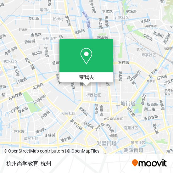杭州尚学教育地图
