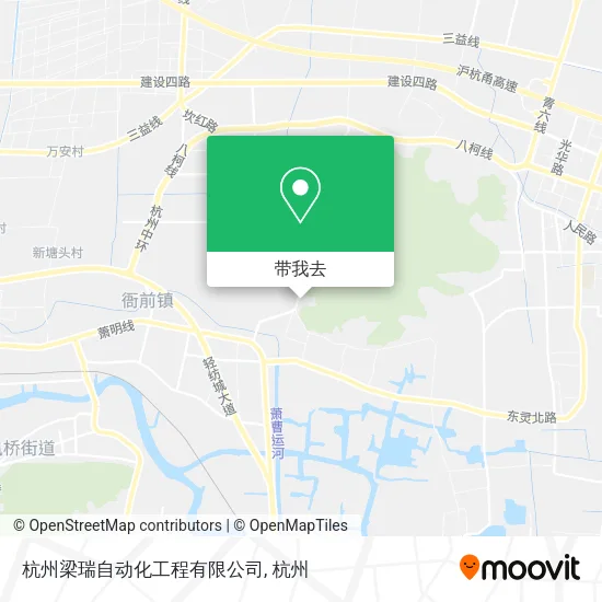 杭州梁瑞自动化工程有限公司地图