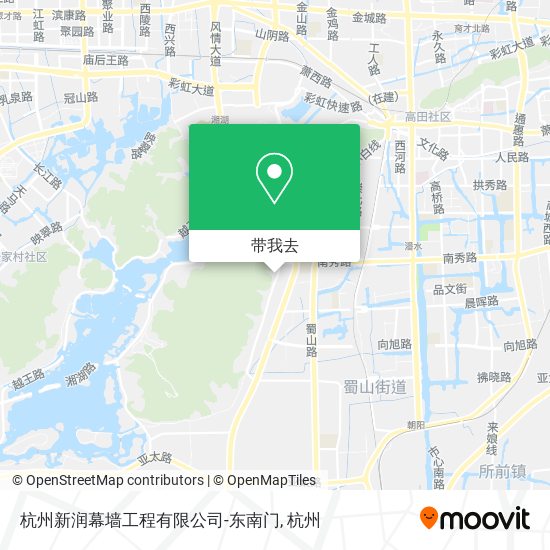 杭州新润幕墙工程有限公司-东南门地图
