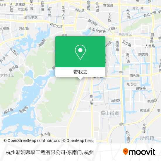 杭州新润幕墙工程有限公司-东南门地图